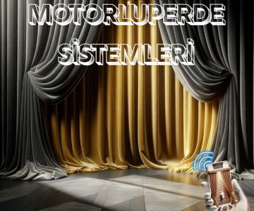 Motorlu Sahne Perdesi